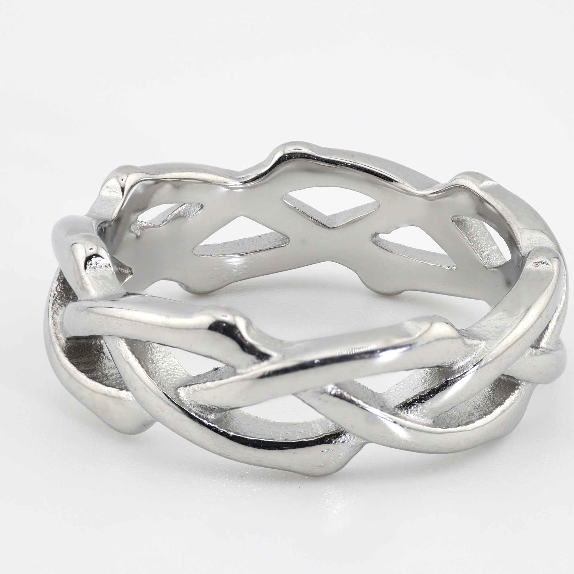 Argentum Crown Weave Ring