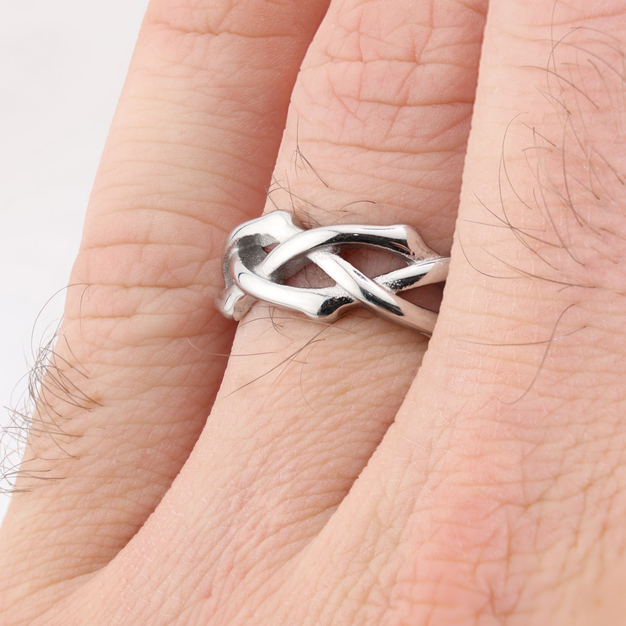Argentum Crown Weave Ring