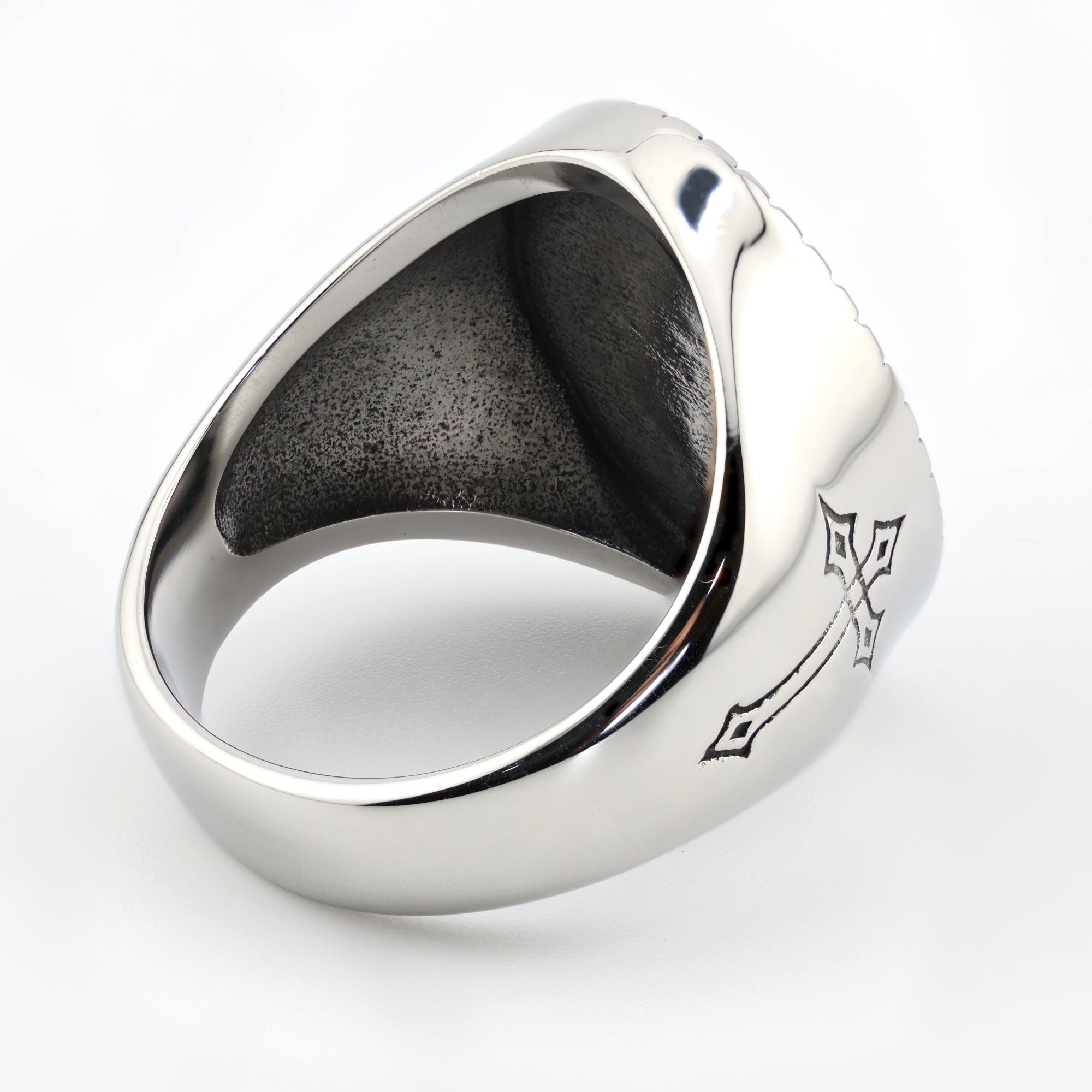 Crowned Savior Signet Ring