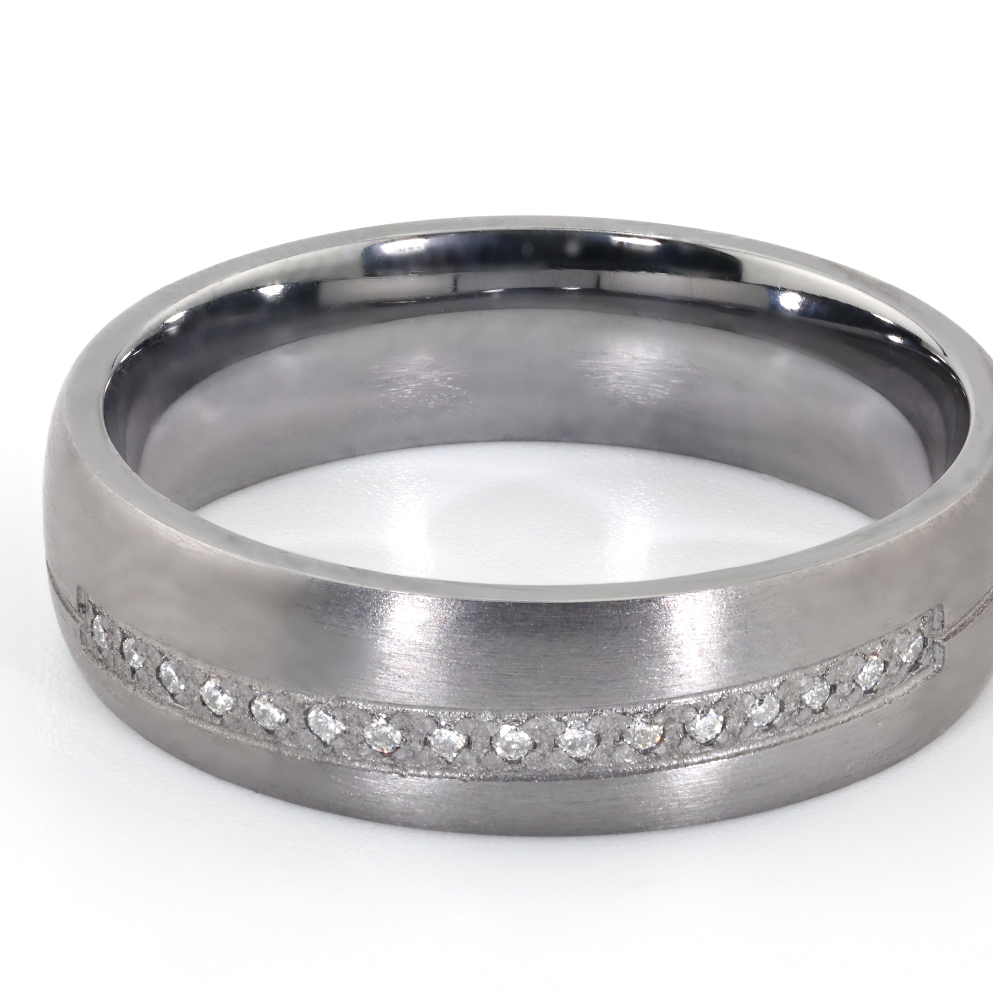 King Diamond Tantalum Ring