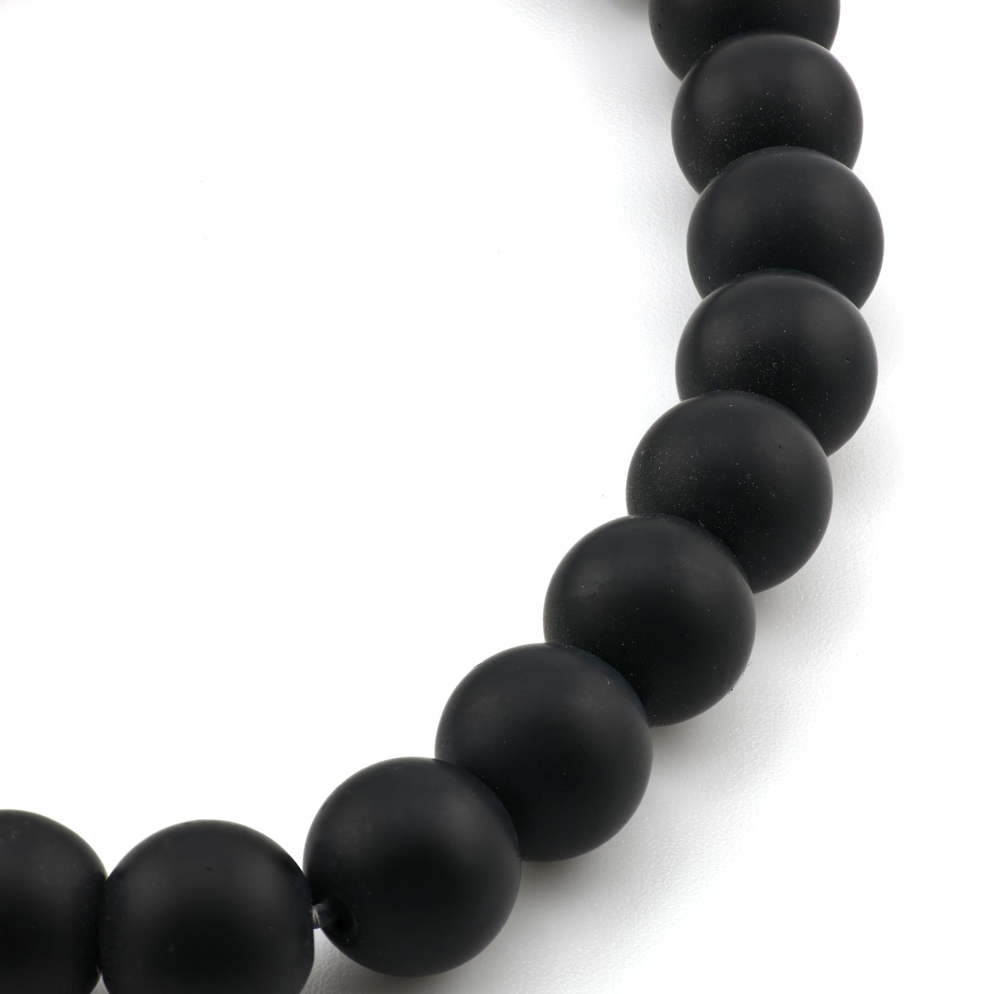 Black Matte Stone Bracelet