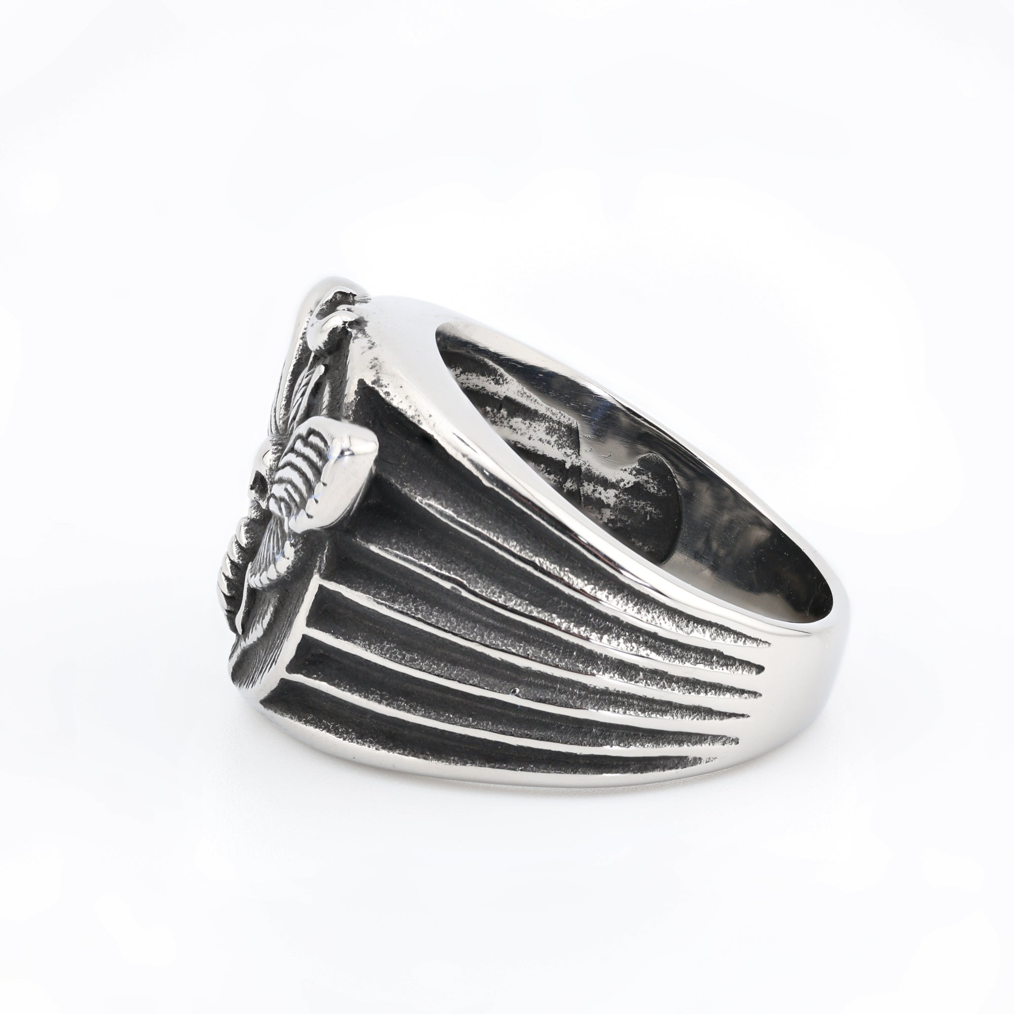 Nocturne Death Moth Signet Ring