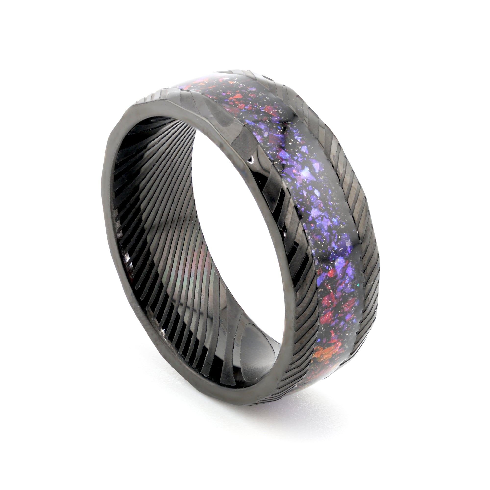 Nebula Eclipse Opal Ring