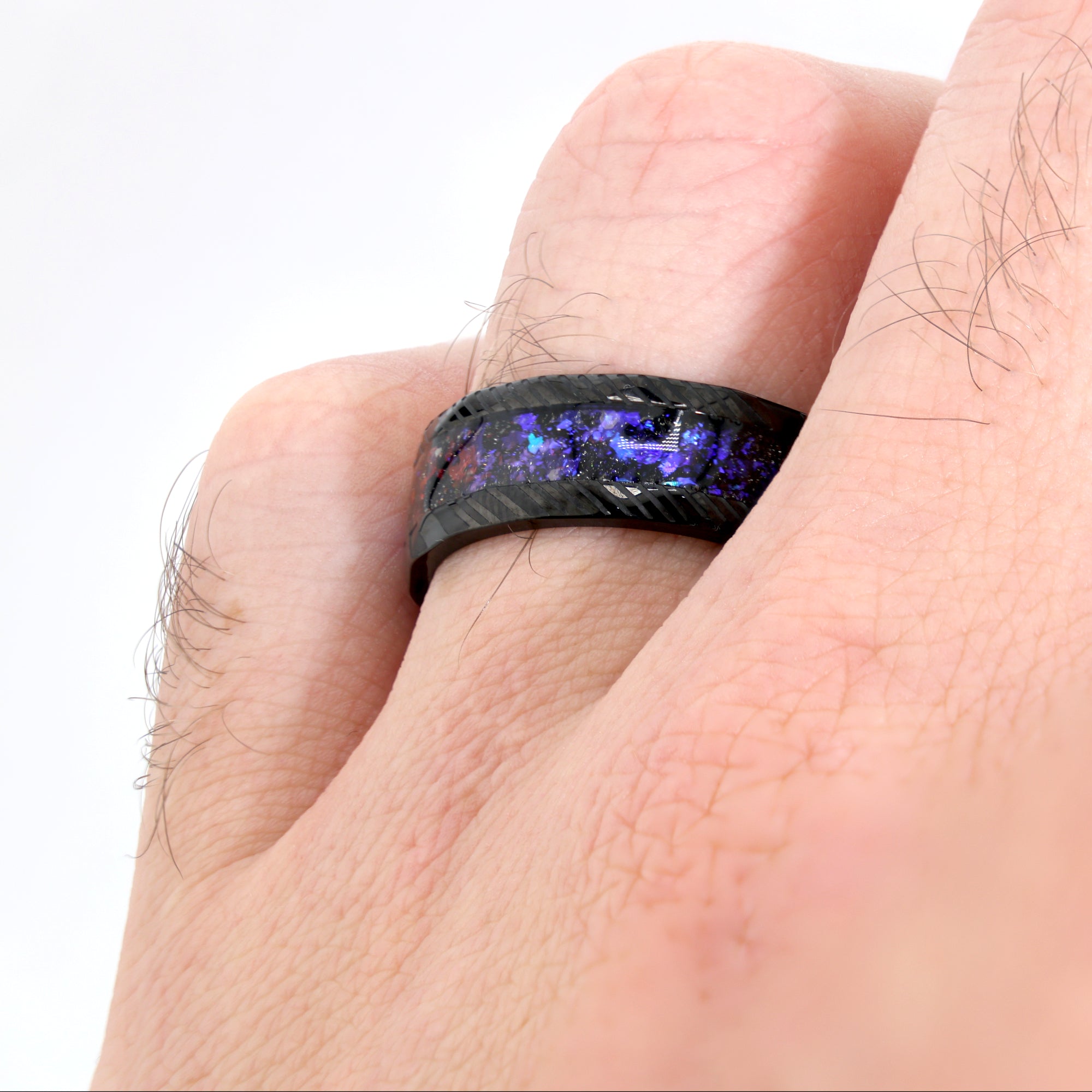 Nebula Eclipse Opal Ring