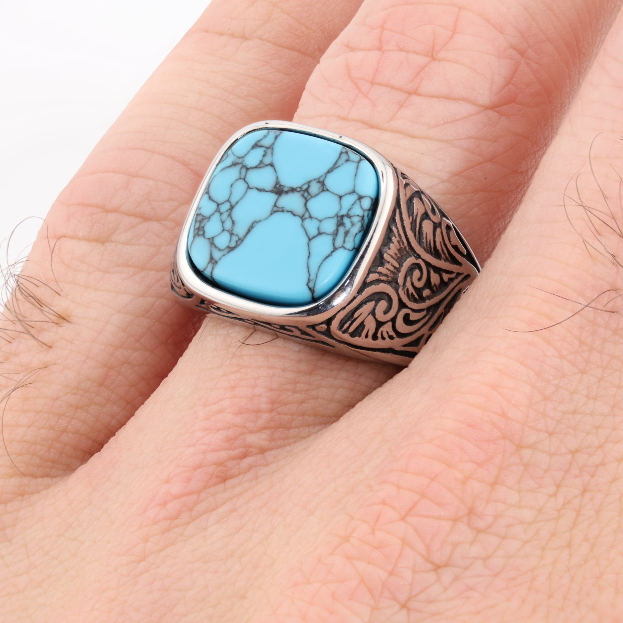 Azure Royal Signet Ring