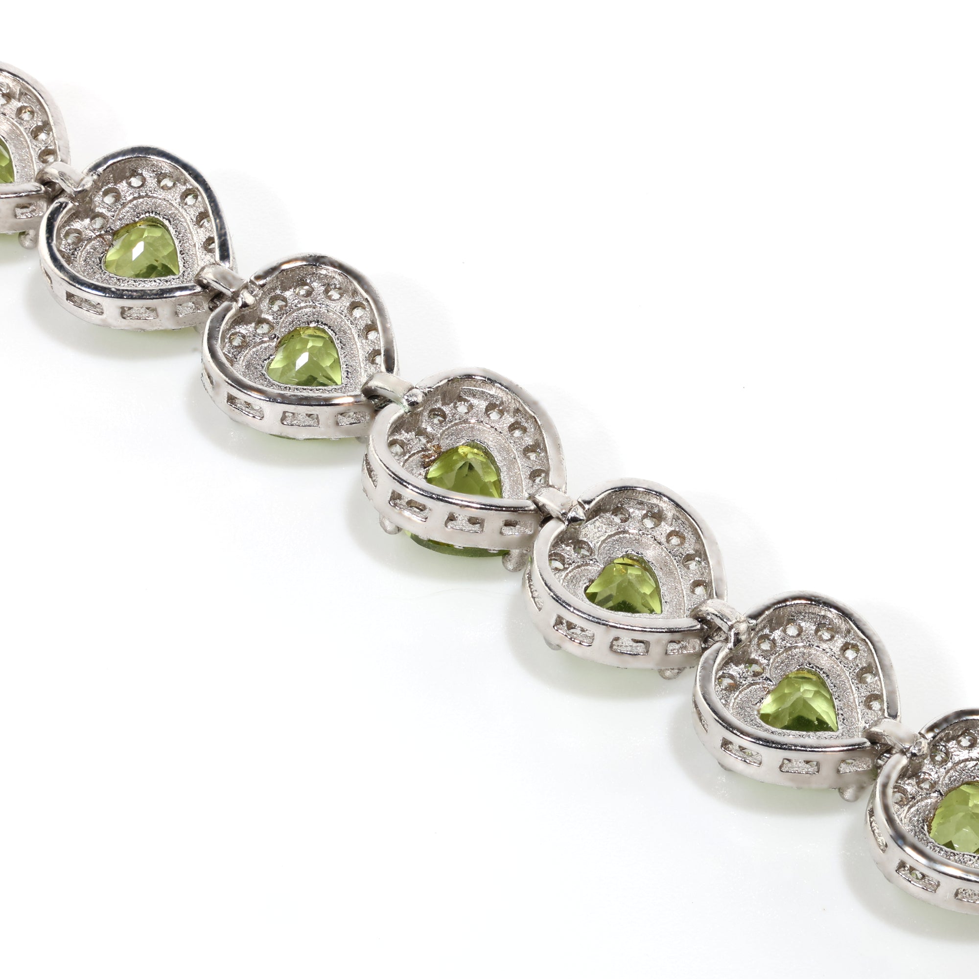 Peridot Vita Heart Bracelet