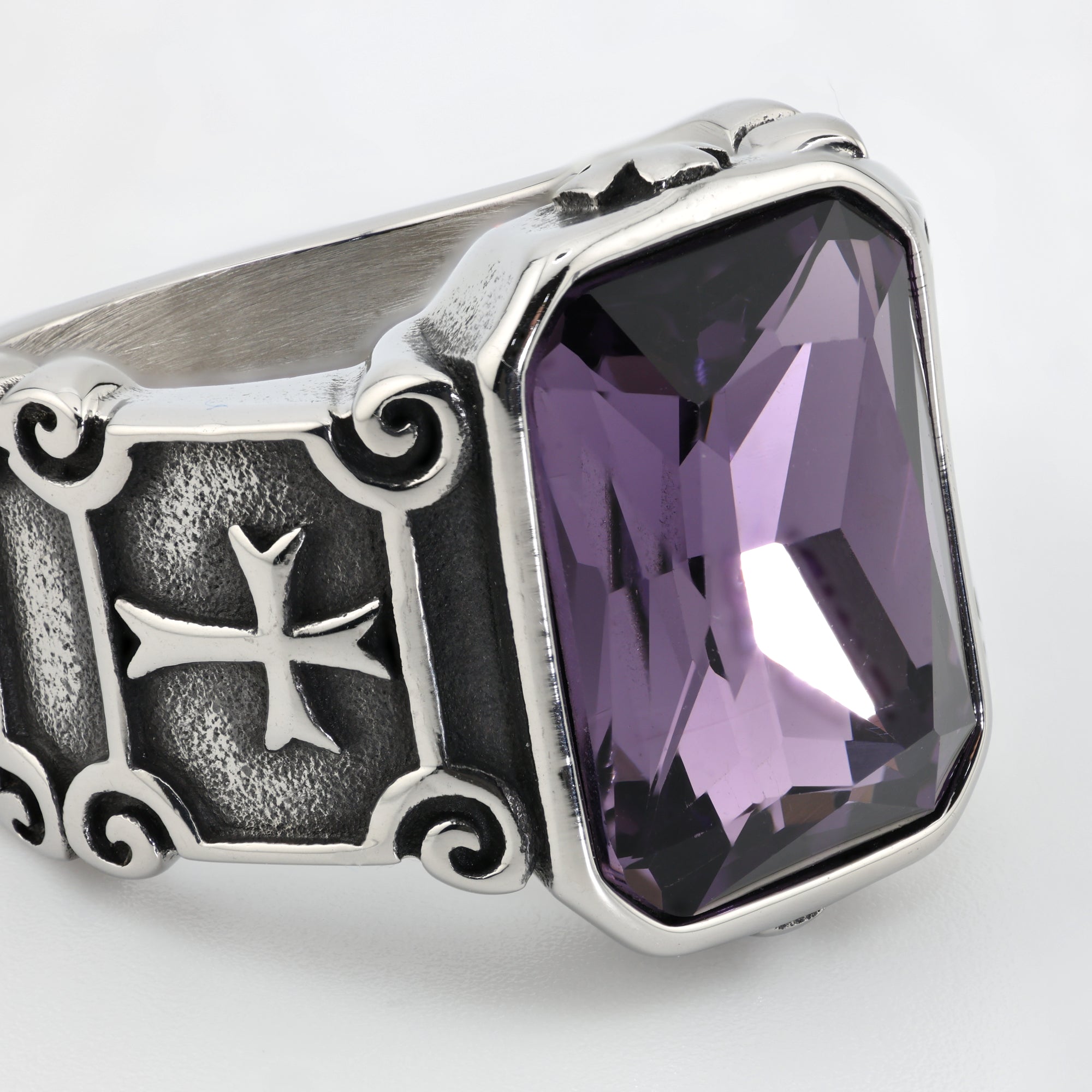 Purple Heavenly Templar Ring
