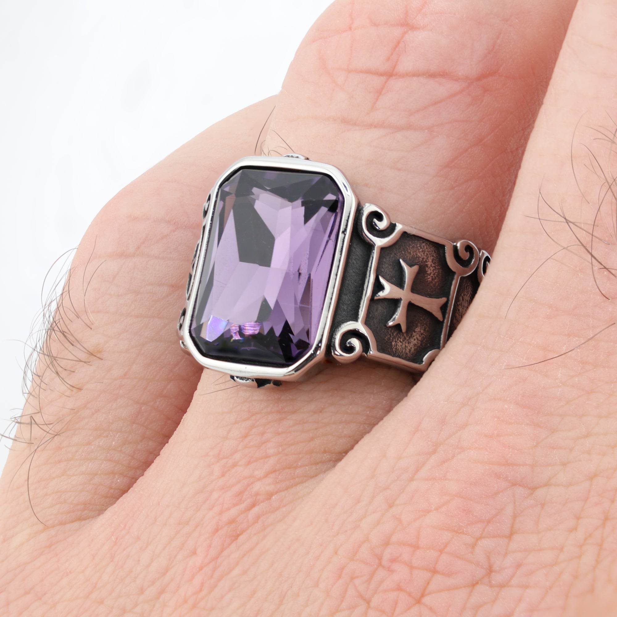 Purple Heavenly Templar Ring