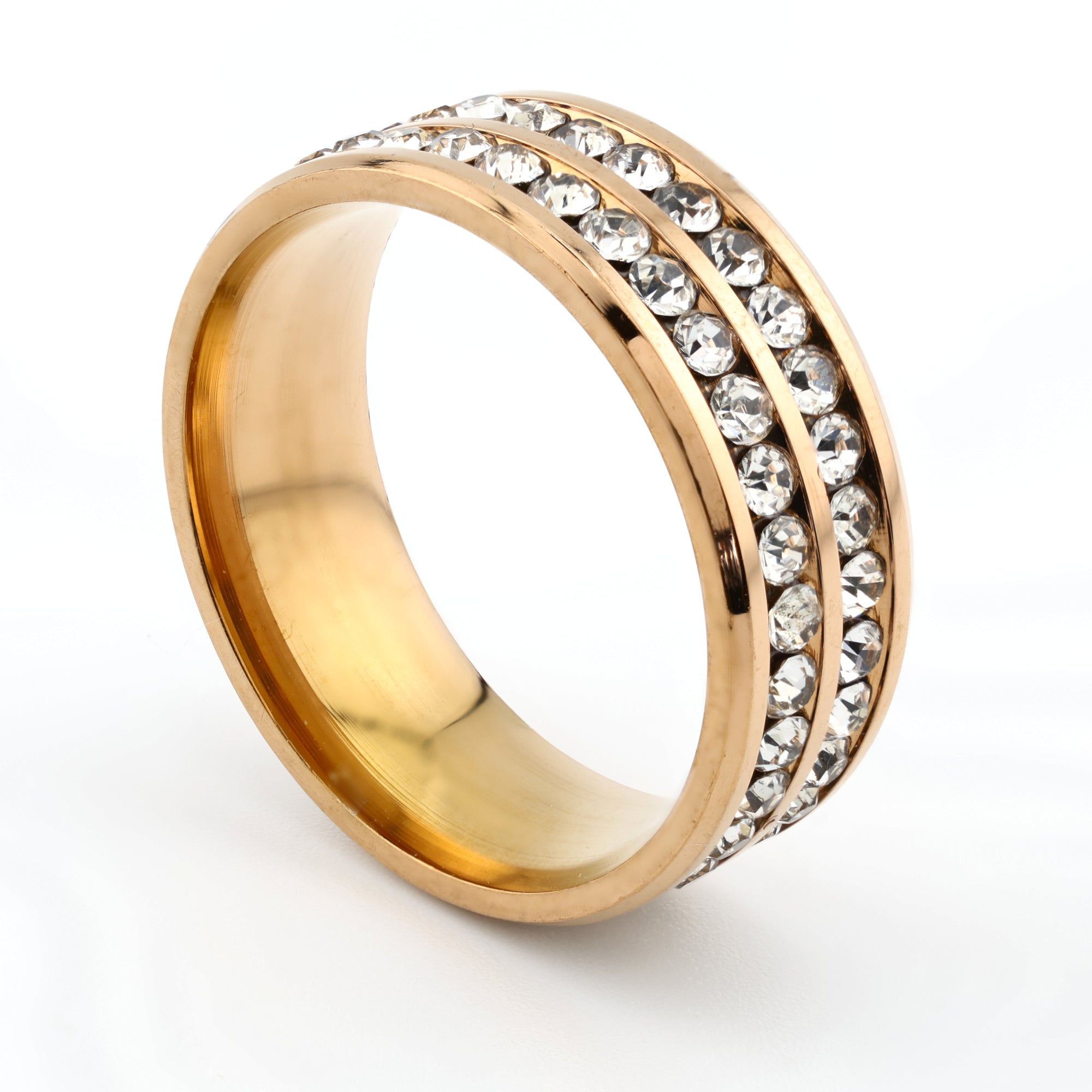 Rose Gold Halo Ring