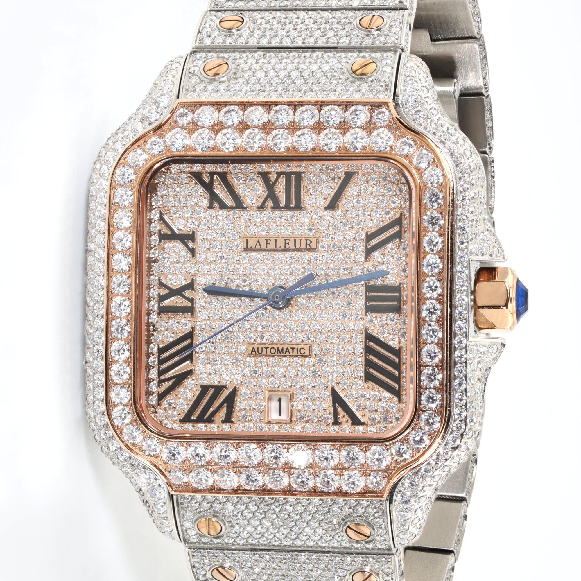Monarch-Rose Moissanite Automatic