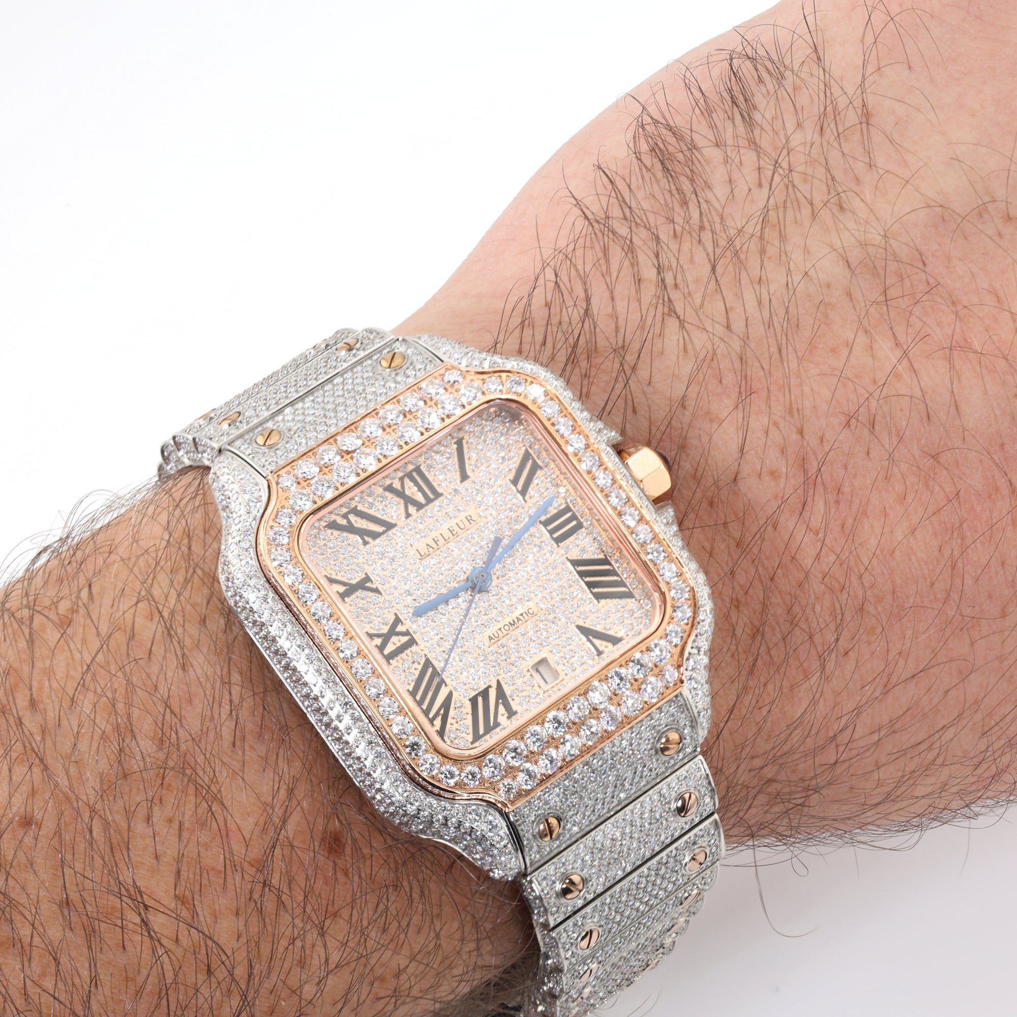 Monarch-Rose Moissanite Automatic