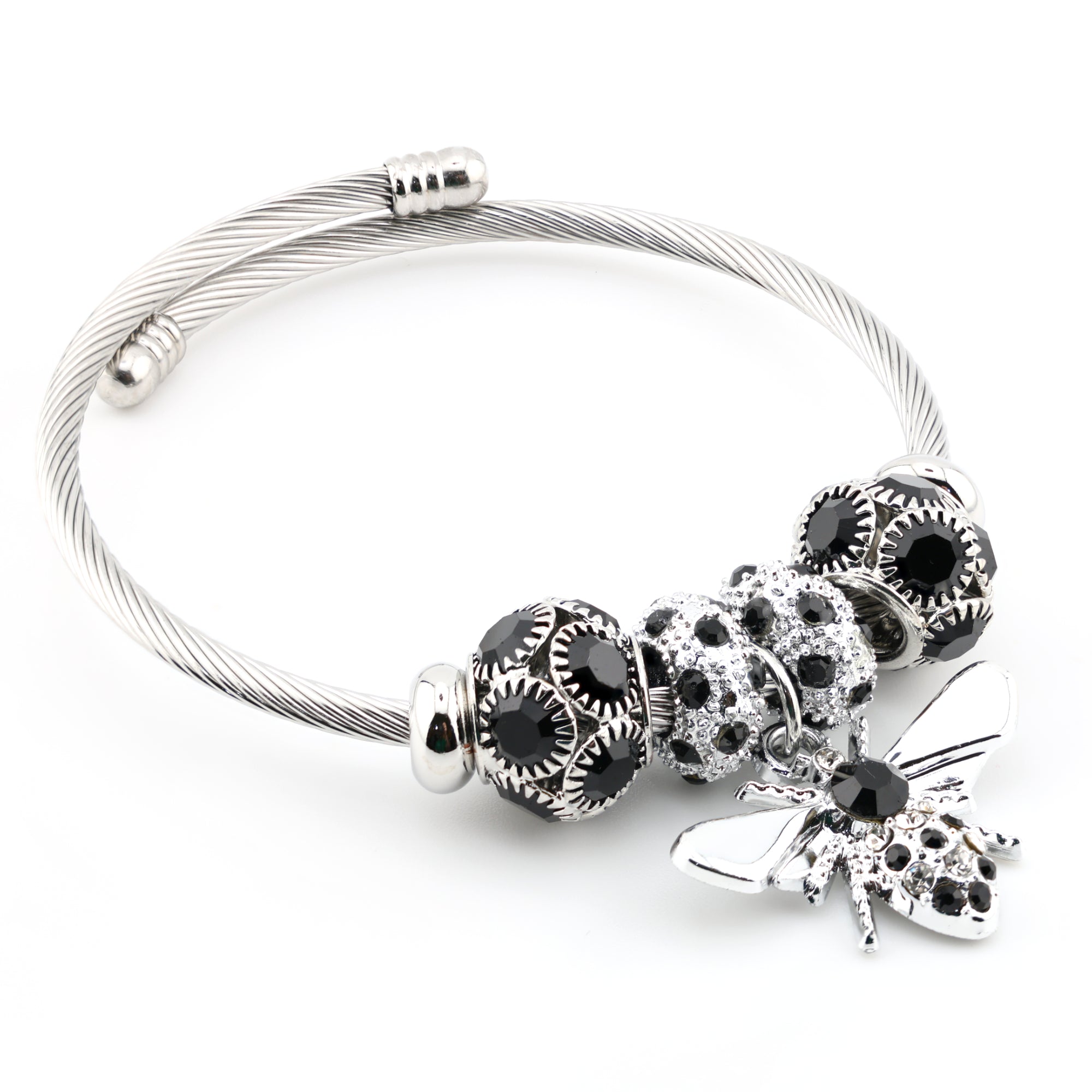 Argenta Noir Hive Bracelet