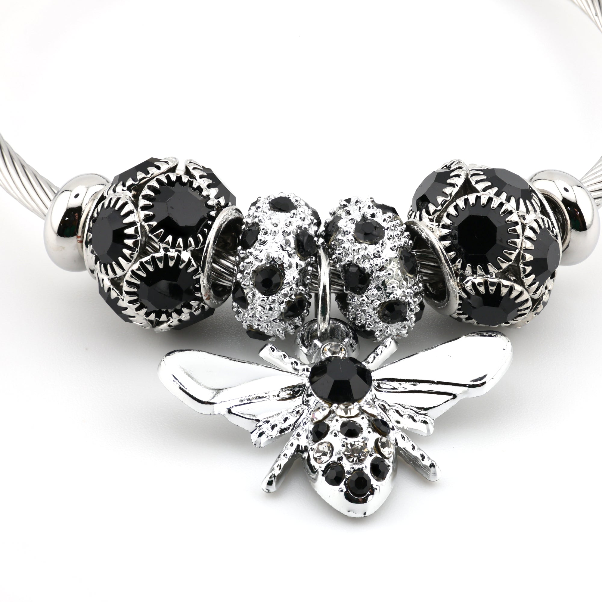 Argenta Noir Hive Bracelet
