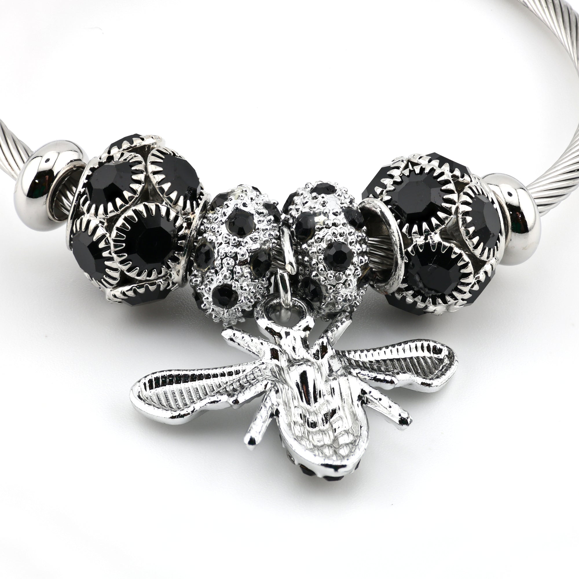 Argenta Noir Hive Bracelet