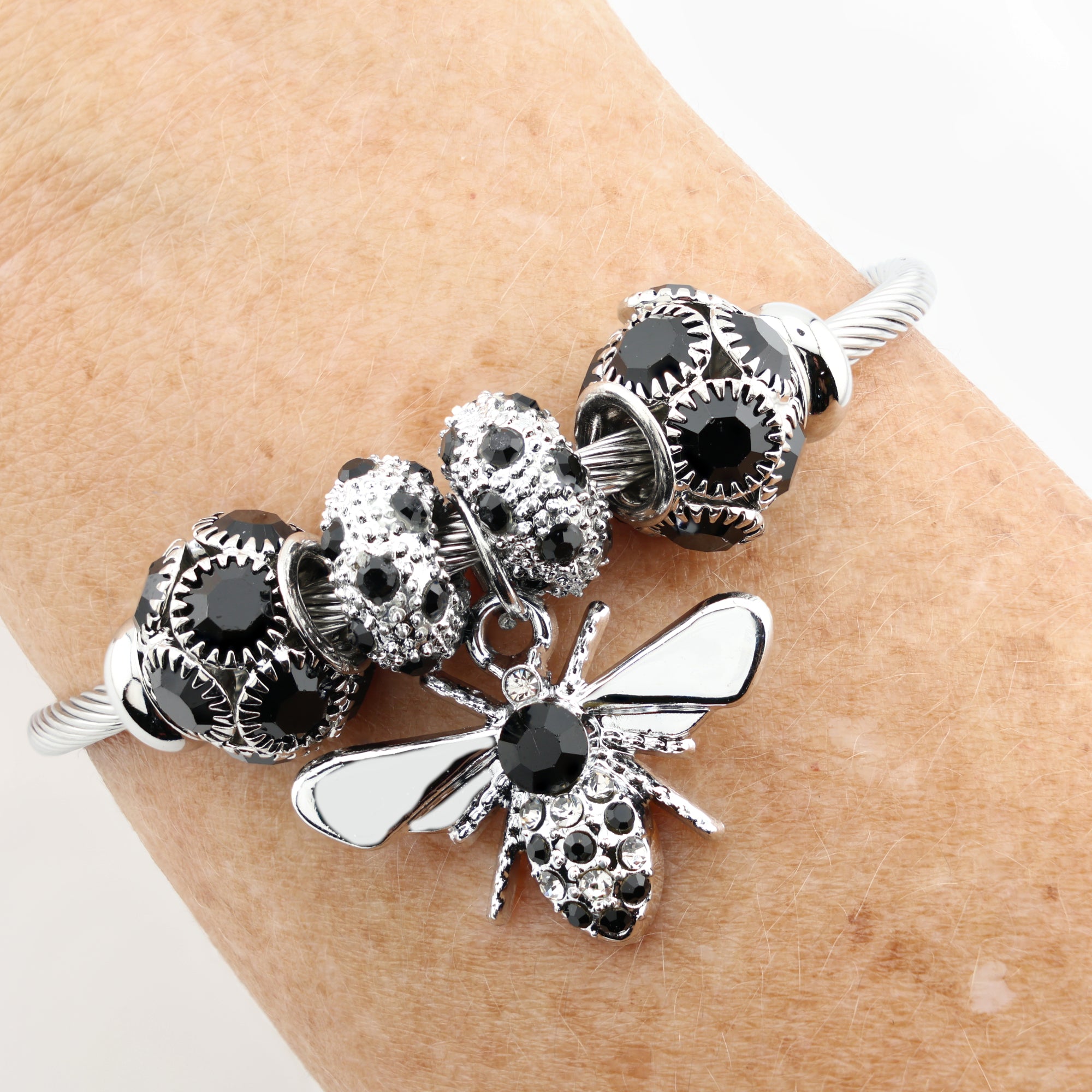 Argenta Noir Hive Bracelet