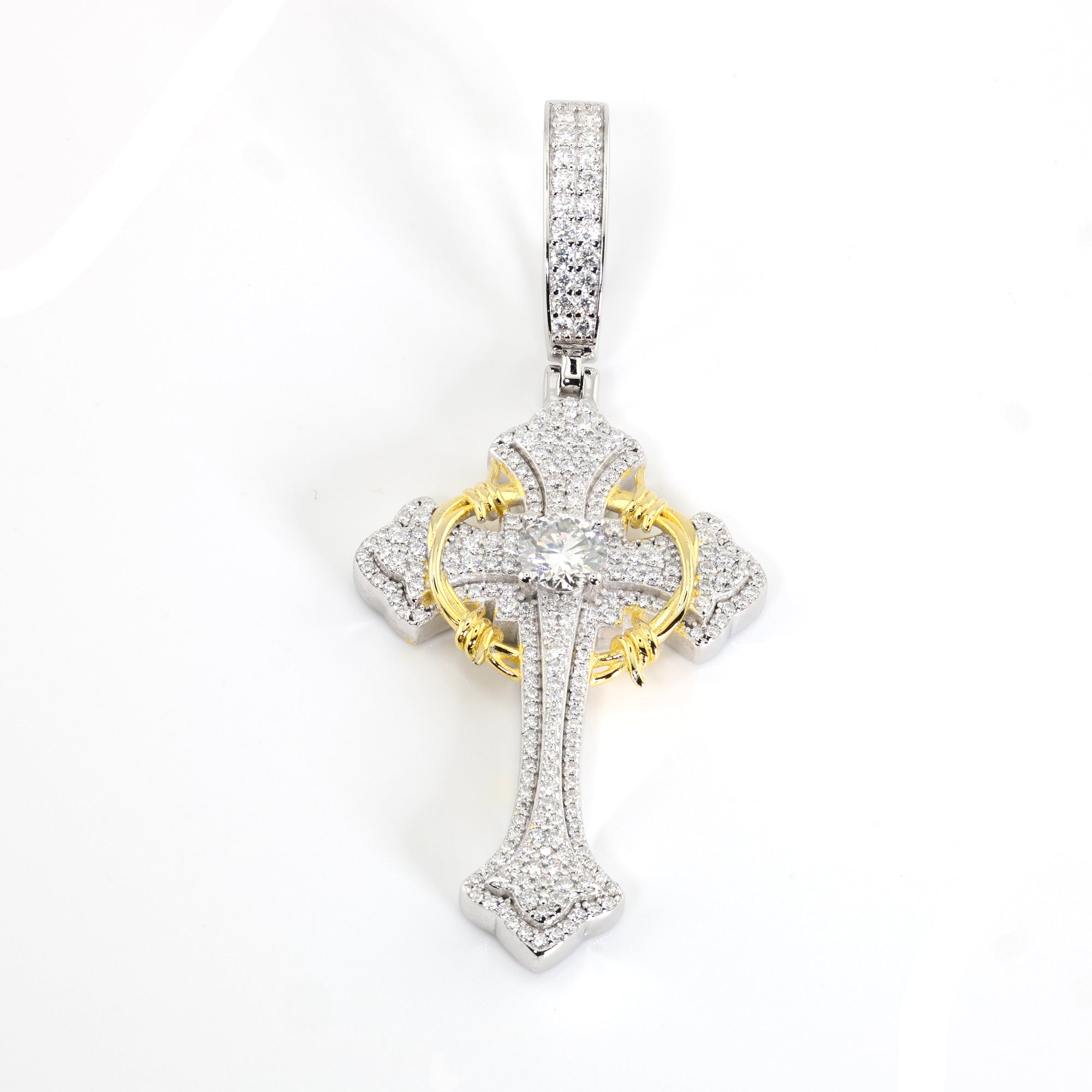 Argentum Divine Cross Pendant