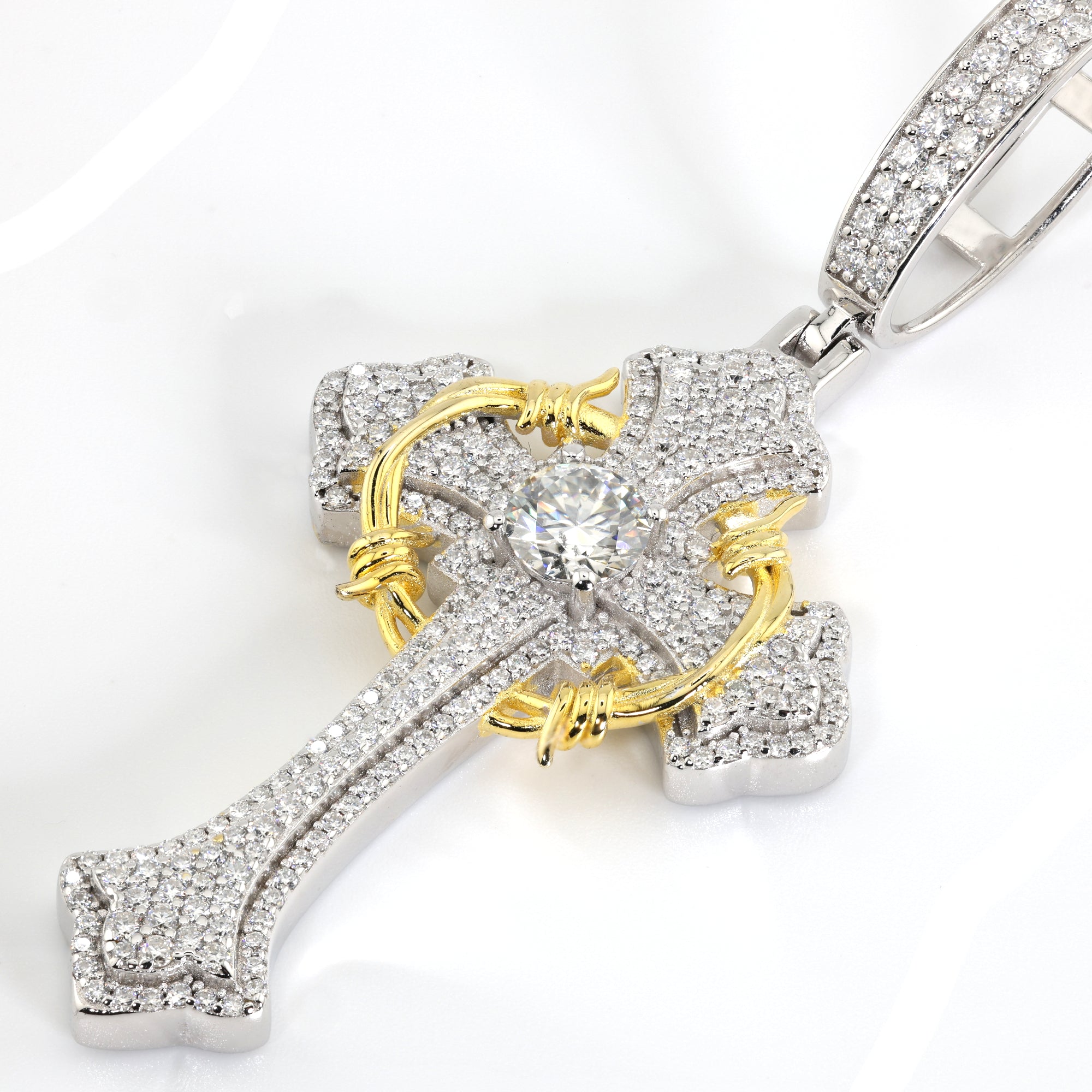 Argentum Divine Cross Pendant