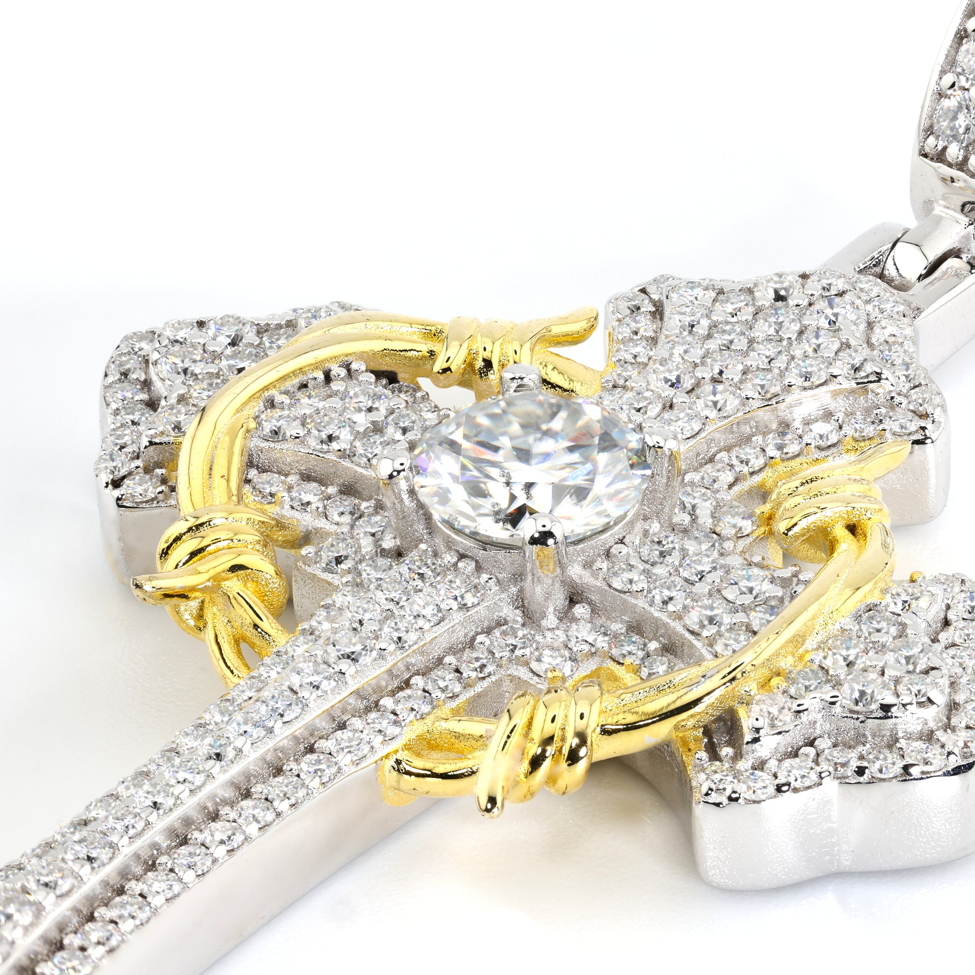 Argentum Divine Cross Pendant
