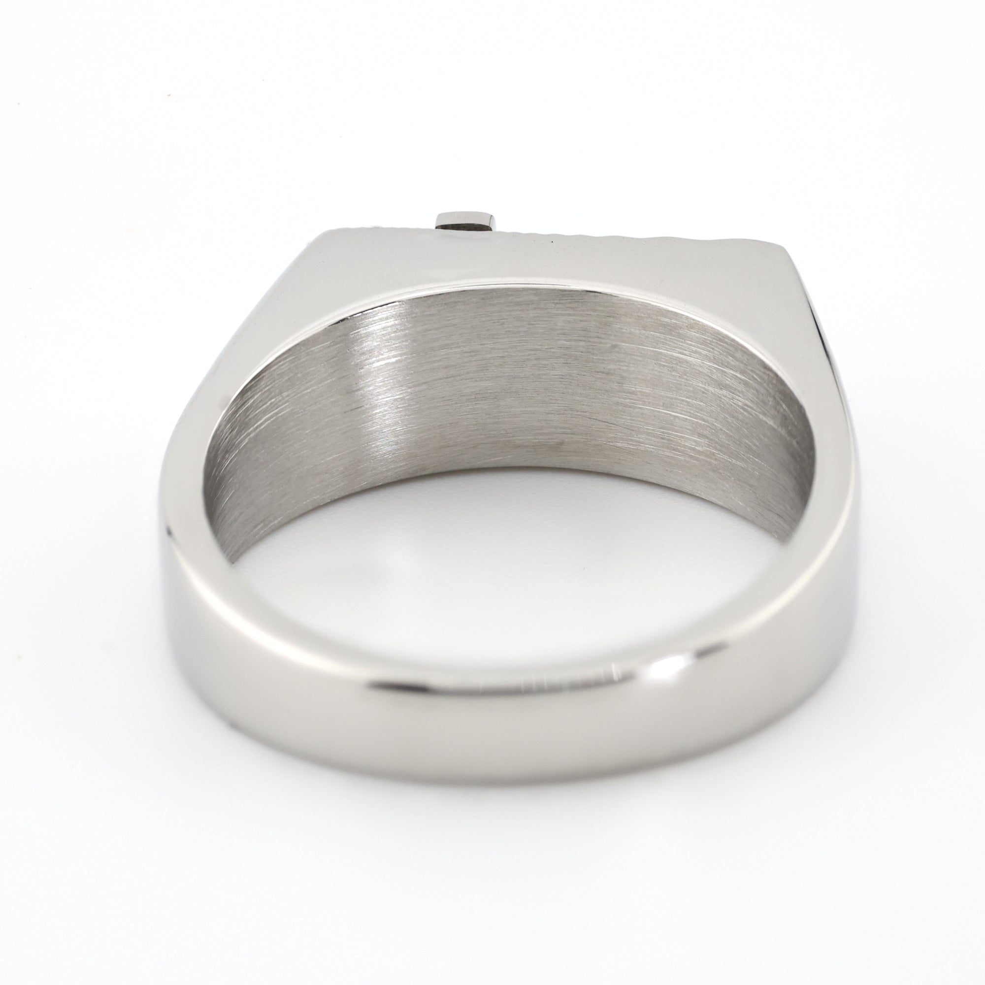 Chrome Covenant Cross Ring