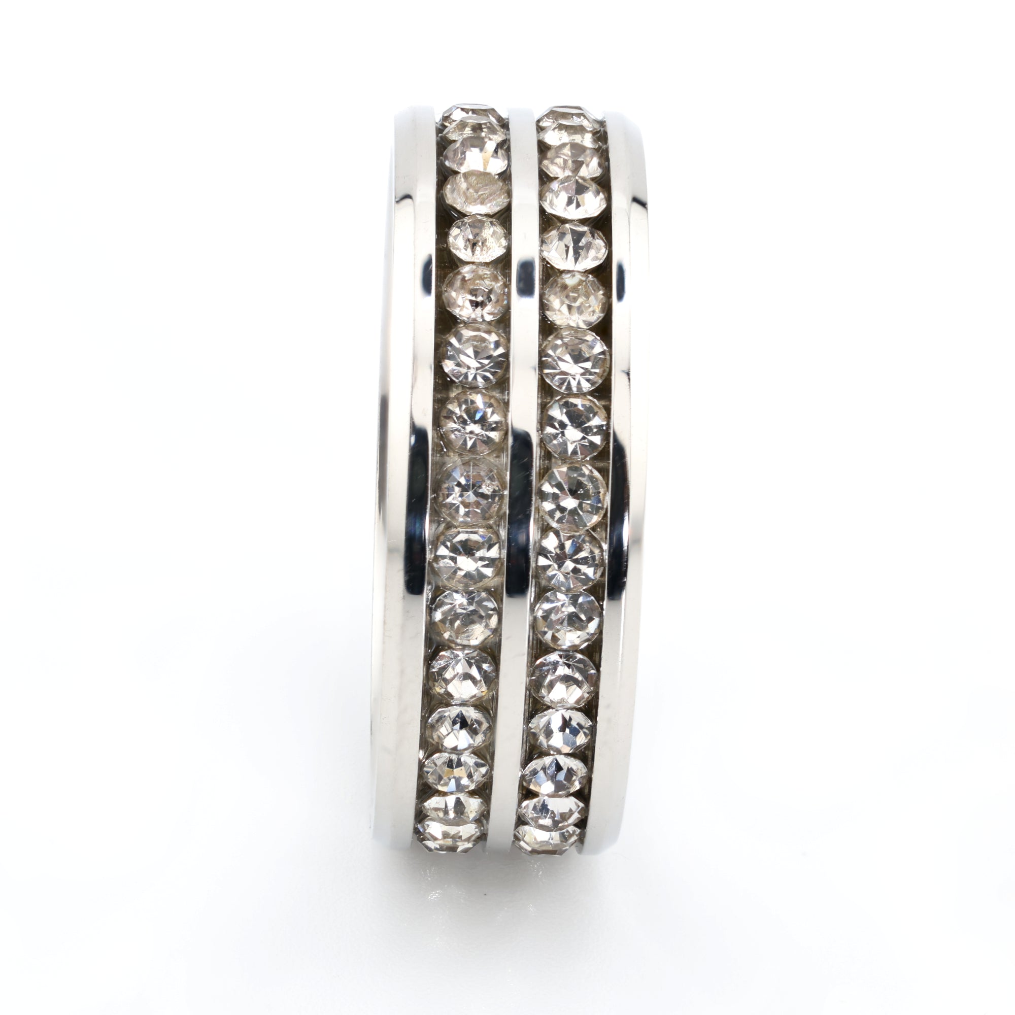 Argentum Twin Halo Ring