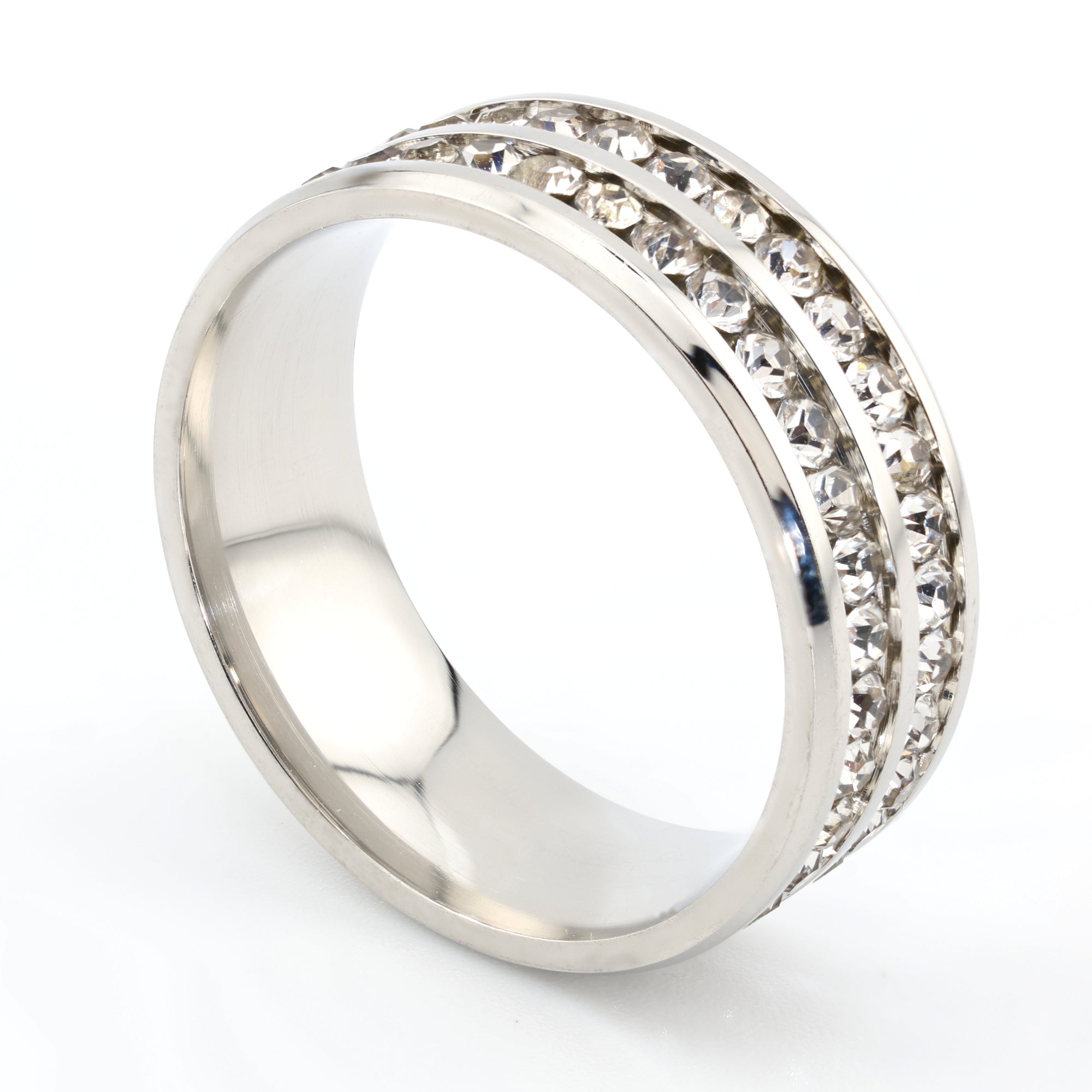 Argentum Twin Halo Ring