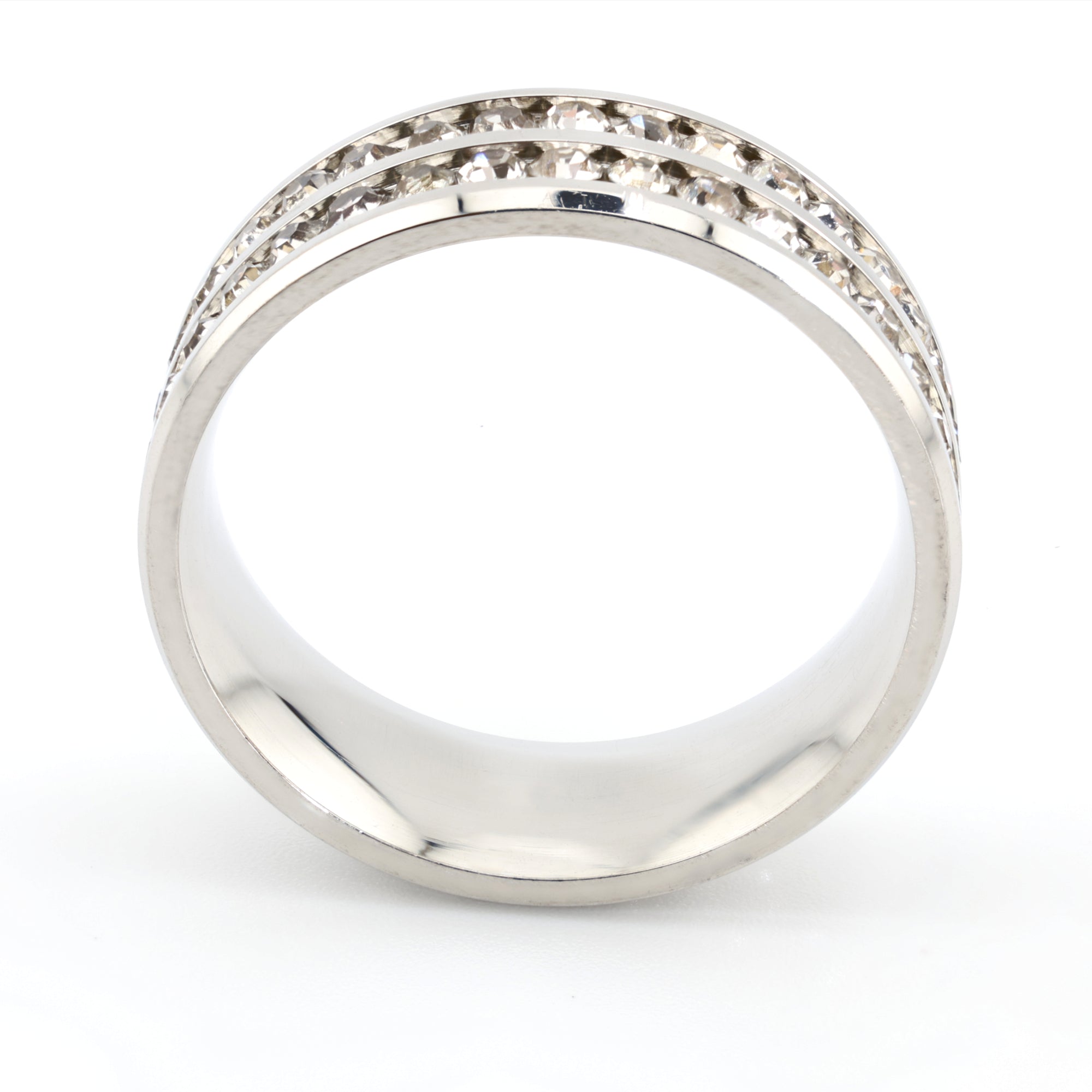 Argentum Twin Halo Ring