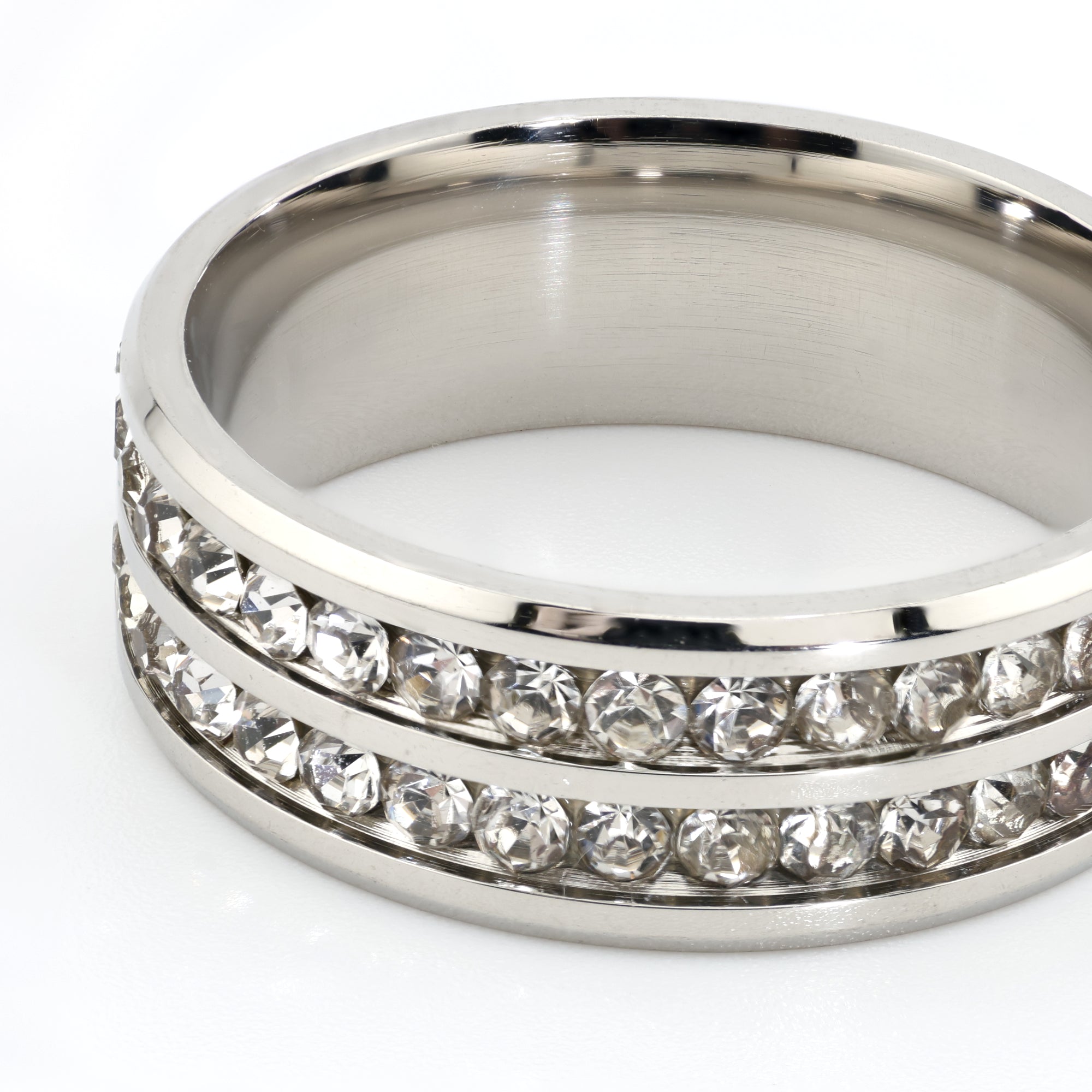 Argentum Twin Halo Ring