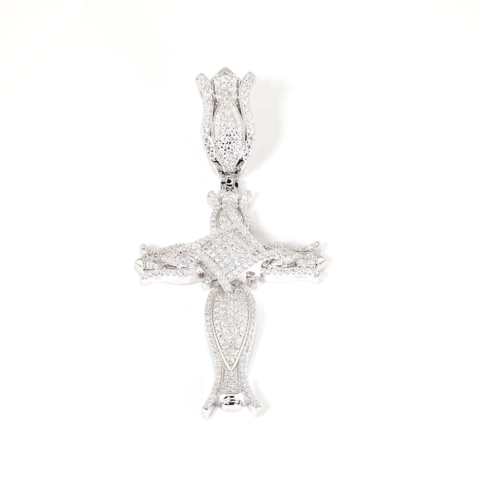 Argentum Flora Cross Pendant