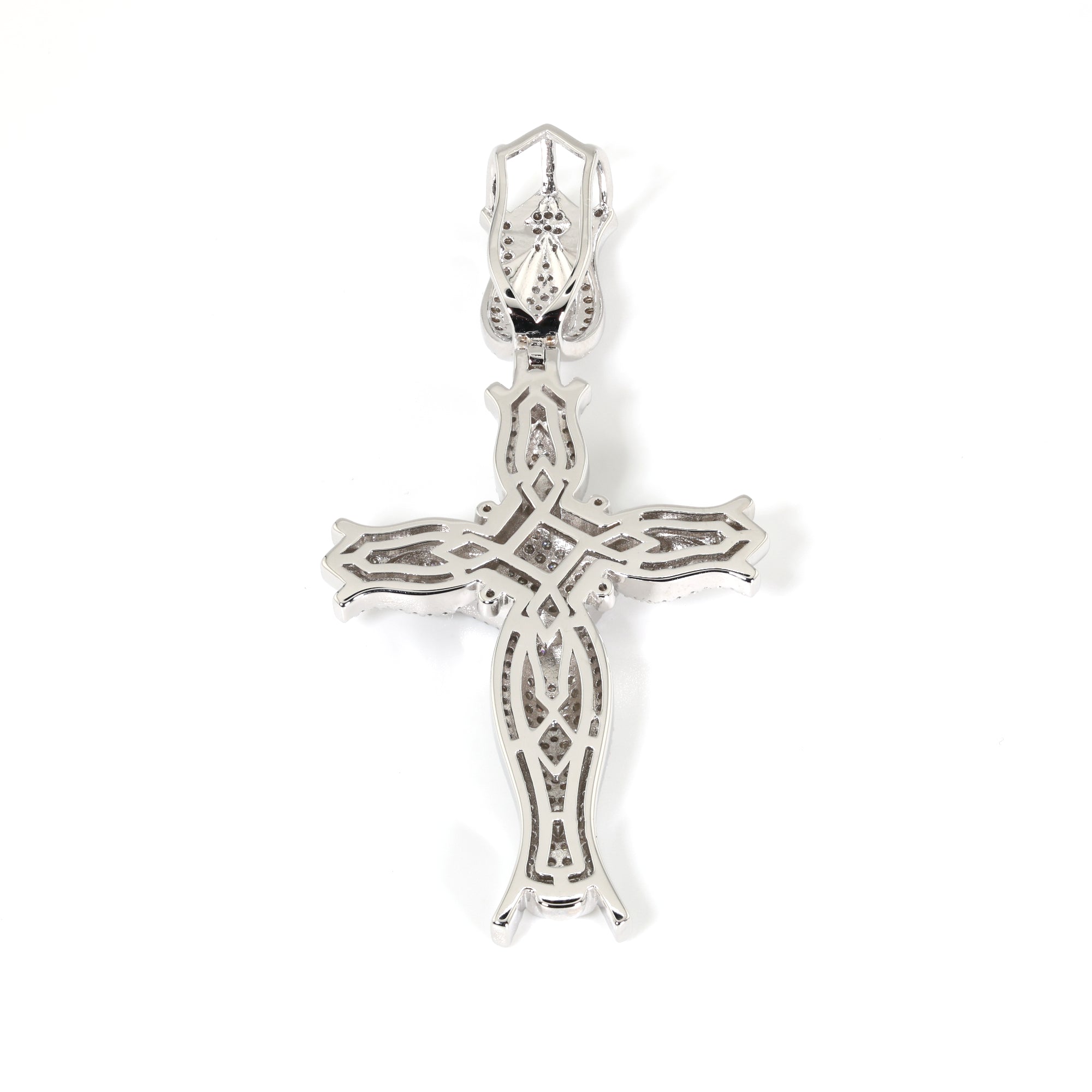 Argentum Flora Cross Pendant