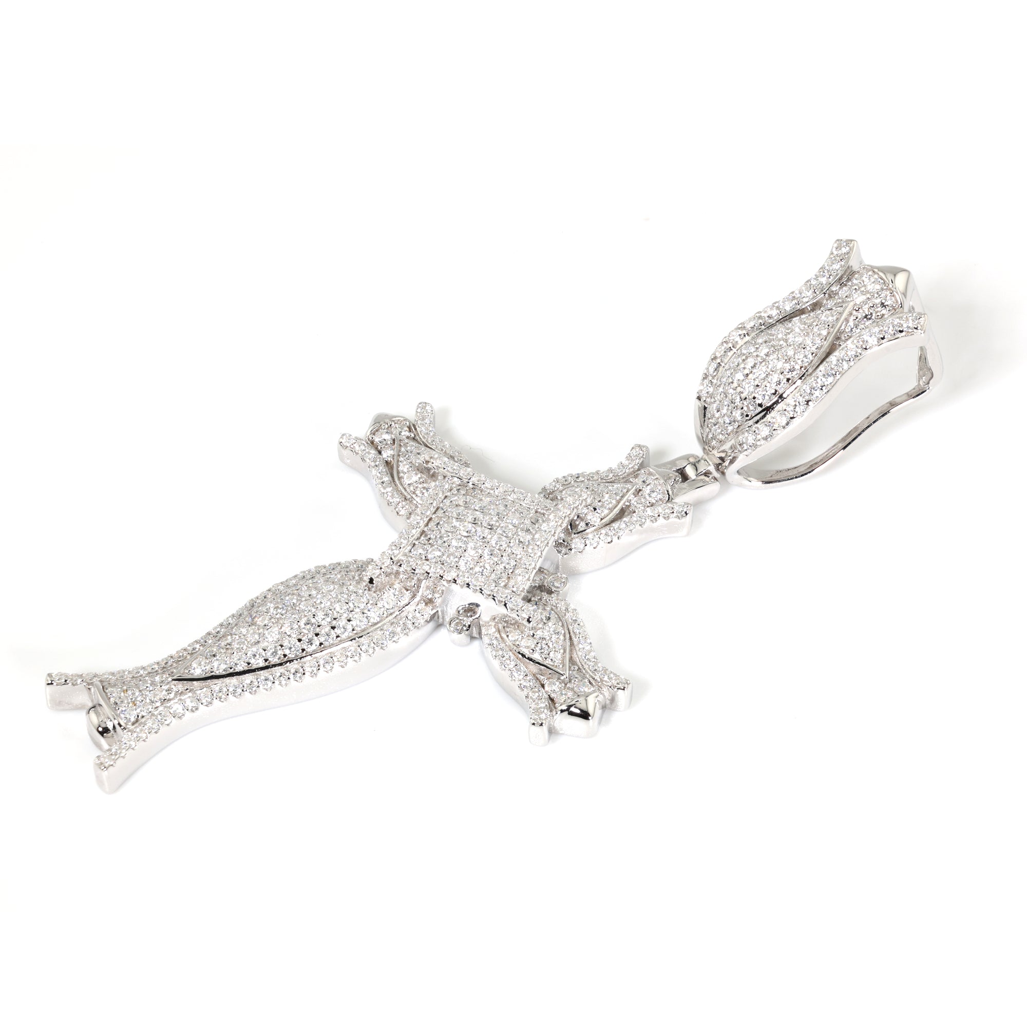 Argentum Flora Cross Pendant