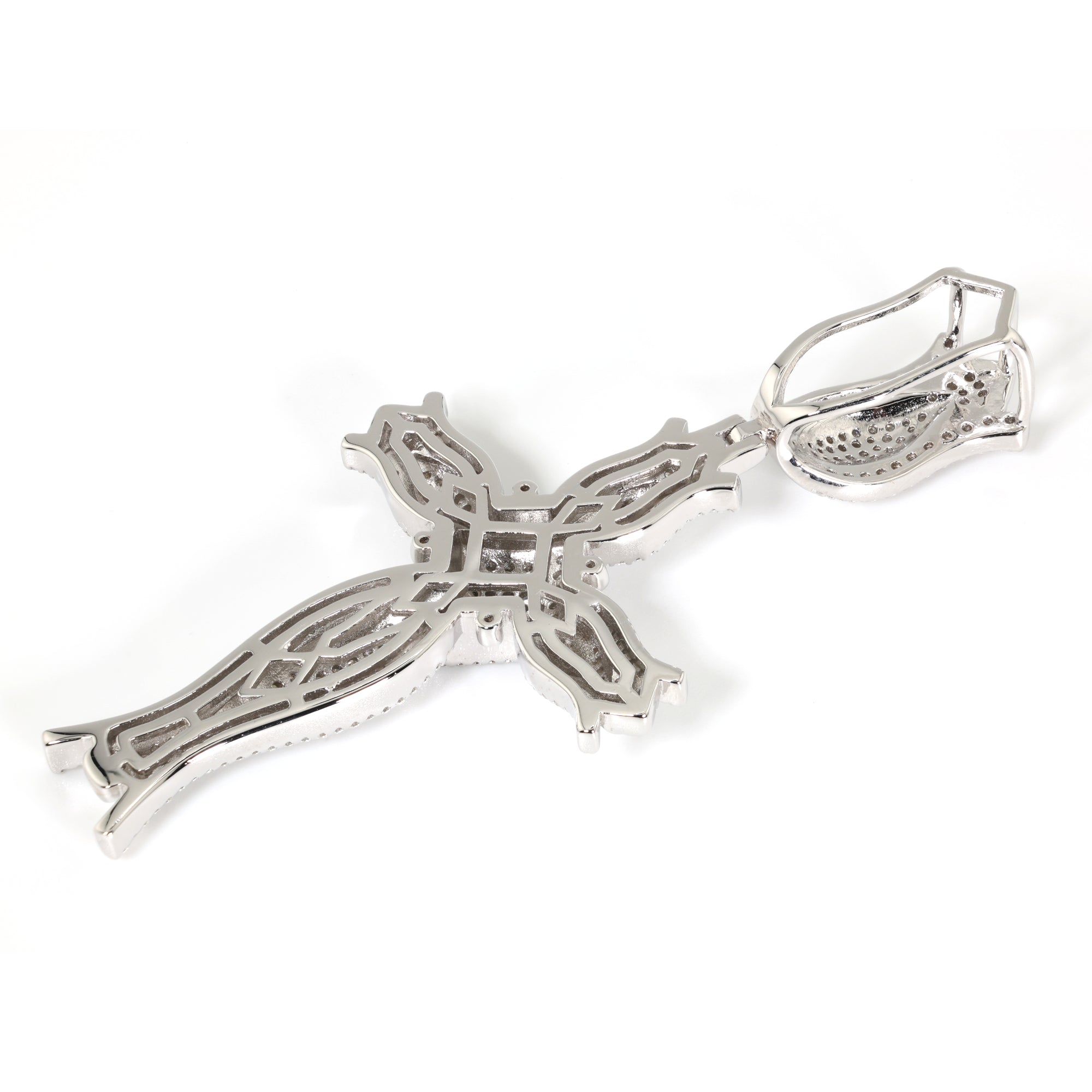 Argentum Flora Cross Pendant